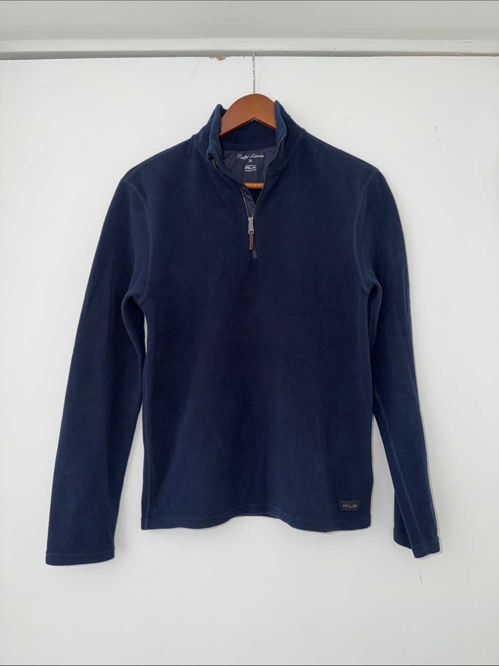 RLX Polo Ralph Lauren Navy Quarter-Zip Fleece Pullover